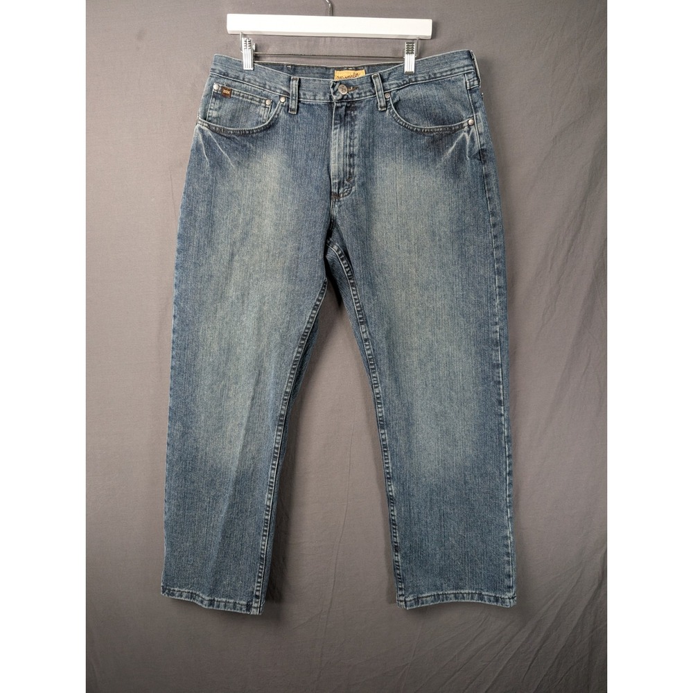 Wrangler 20X No. 33 Relaxed Fit Blue Denim Jeans 35x30